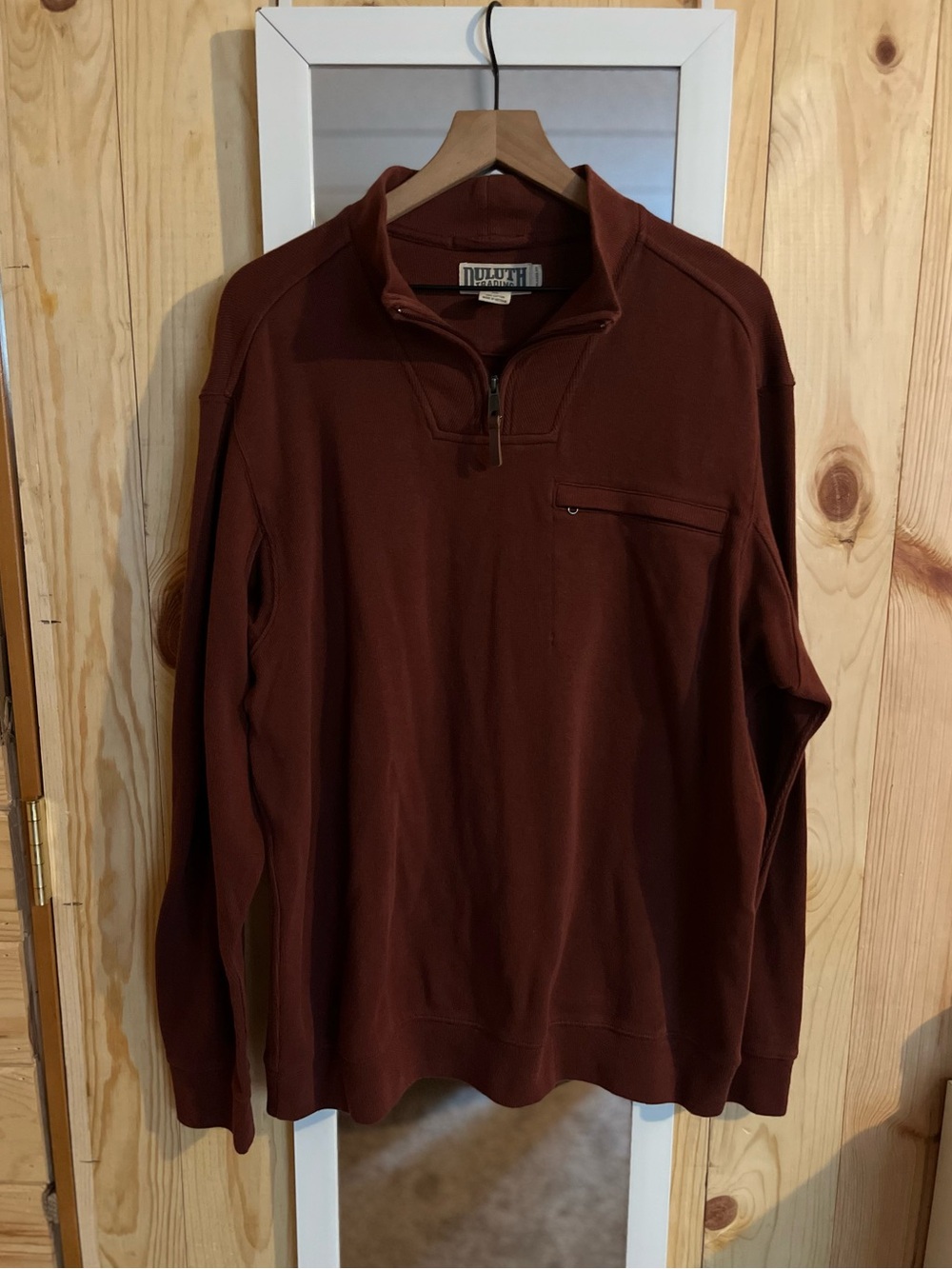 Duluth Trading Co. Pullover Sweater 100% Cotton